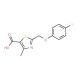 2-[(4-fluorophenoxy)methyl]-4-methyl-1,3-thiazole-5-carboxylic acid - chemical structure image