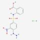 2-{[(4-hydrazino-3-nitrophenyl)sulfonyl]amino}benzoic acid hydrochloride - chemical structure image