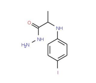 2-[(4-Iodophenyl)amino]propanohydrazide - chemical structure image