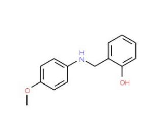 2-[(4-Methoxy-phenylamino)-methyl]-phenol (CAS 52537-88-9) - chemical structure image
