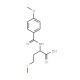 2-[(4-methoxybenzoyl)amino]-4-(methylthio)butanoic acid - chemical structure image