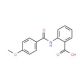 2-[(4-methoxybenzoyl)amino]benzoic acid (CAS 34425-86-0) - chemical structure image