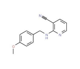 2-[(4-Methoxybenzyl)amino]nicotinonitrile - chemical structure image