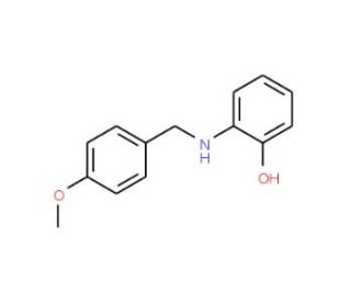 2-[(4-methoxybenzyl)amino]phenol - chemical structure image
