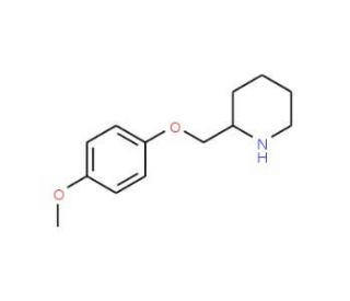2-[(4-Methoxyphenoxy)methyl]piperidine - chemical structure image