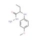 2-[(4-Methoxyphenyl)amino]butanohydrazide - chemical structure image