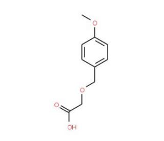 2-[(4-methoxyphenyl)methoxy]acetic acid (CAS 88920-24-5) - chemical structure image