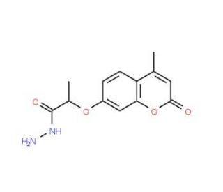 2-[(4-methyl-2-oxo-2H-chromen-7-yl)oxy]propanohydrazide - chemical structure image