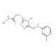 2-[(4-Methyl-5-{[(3-methylphenyl)amino]methyl}-4H-1,2,4-triazol-3-yl)thio]acetohydrazide - chemical structure image
