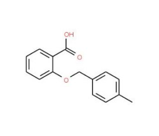 2-[(4-Methylbenzyl)oxy]benzoic acid - chemical structure image