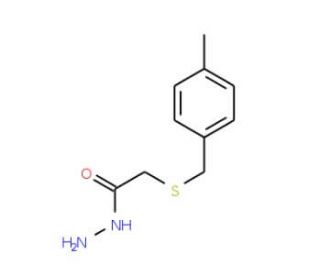 2-[(4-Methylbenzyl)thio]acetohydrazide - chemical structure image