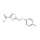 2-[(4-methylphenoxy)methyl]-1,3-thiazole-4-carboxylic acid - chemical structure image