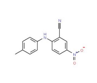 2-[(4-Methylphenyl)amino]-5-nitrobenzonitrile - chemical structure image