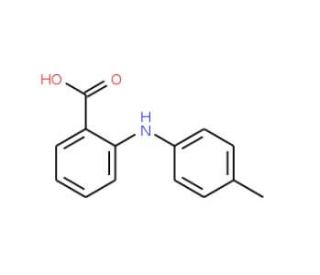 2-[(4-methylphenyl)amino]benzoic acid (CAS 16524-23-5) - chemical structure image