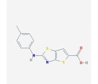 2-[(4-methylphenyl)amino]thieno[2,3-d][1,3]thiazole-5-carboxylic acid - chemical structure image