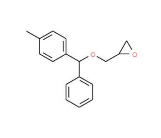 2-{[(4-methylphenyl)(phenyl)methoxy]methyl}oxirane - chemical structure image