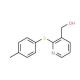 {2-[(4-Methylphenyl)sulfanyl]-3-pyridinyl}methanol - chemical structure image