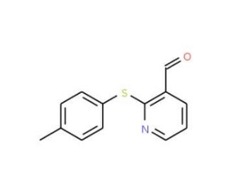 2-[(4-Methylphenyl)sulfanyl]nicotinaldehyde - chemical structure image