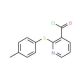 2-[(4-Methylphenyl)thio]pyridine-3-carbonyl chloride (CAS 175135-78-1) - chemical structure image