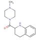 2-[(4-methylpiperazin-1-yl)carbonyl]-1,2,3,4-tetrahydroquinoline - chemical structure image
