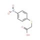 2-[(4-Nitrophenyl)sulphanyl]acetic acid (CAS 3406-75-5) - chemical structure image