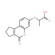 2-[(4-Oxo-1,2,3,4-tetrahydrocyclopenta[c]chromen-7-yl)oxy]propanoic acid - chemical structure image