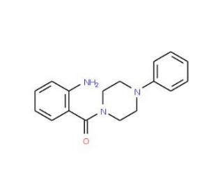 {2-[(4-phenylpiperazin-1-yl)carbonyl]phenyl}amine - chemical structure image