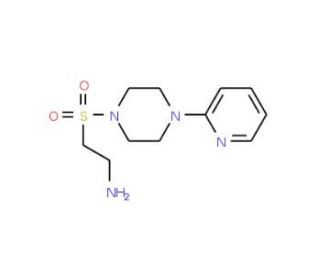 2-[(4-pyridin-2-ylpiperazin-1-yl)sulfonyl]ethanamine - chemical structure image