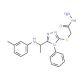 2-[(5-{1-[(3-Methylphenyl)amino]ethyl}-4-phenyl-4H-1,2,4-triazol-3-yl)thio]acetohydrazide - chemical structure image
