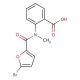 2-[(5-bromofuran-2-)(methyl)amido]benzoic acid - chemical structure image