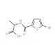 2-[(5-bromofuran-2-yl)formamido]propanoic acid - chemical structure image