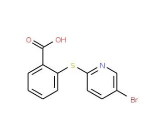 2-[(5-bromopyridin-2-yl)sulfanyl]benzoic acid - chemical structure image