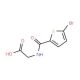 2-[(5-bromothiophen-2-yl)formamido]acetic acid - chemical structure image