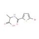 2-[(5-bromothiophen-2-yl)formamido]propanoic acid - chemical structure image