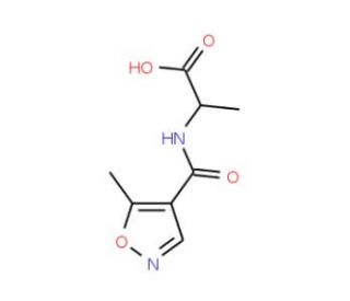 2-[(5-methyl-1,2-oxazol-4-yl)formamido]propanoic acid - chemical structure image
