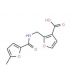 2-{[(5-Methyl-furan-2-carbonyl)-amino]-methyl}-furan-3-carboxylic acid - chemical structure image