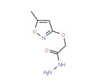 2-[(5-methylisoxazol-3-yl)oxy]acetohydrazide - chemical structure image