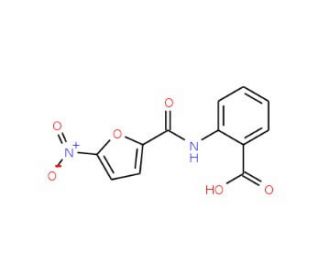 2-[(5-nitro-2-furoyl)amino]benzoic acid - chemical structure image