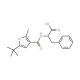 2-[(5-tert-Butyl-2-methyl-furan-3-carbonyl)-amino]-3-phenyl-propionic acid - chemical structure image