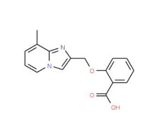 2-[(8-methylimidazo[1,2-a]pyridin-2-yl)methoxy]benzoic acid - chemical structure image