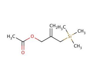 2-[(Acetoxymethyl)allyl]trimethylsilane (CAS 72047-94-0) - chemical structure image