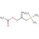 2-[(Acetoxymethyl)allyl]trimethylsilane (CAS 72047-94-0) - chemical structure image