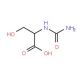 2-[(aminocarbonyl)amino]-3-hydroxypropanoic acid - chemical structure image