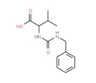 2-{[(benzylamino)carbonyl]amino}-3-methylbutanoic acid - chemical structure image