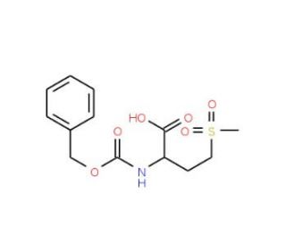 2-{[(benzyloxy)carbonyl]amino}-4-(methylsulfonyl)butanoic acid - chemical structure image