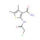 2-[(Chloroacetyl)amino]-4,5-dimethylthiophene-3-carboxamide - chemical structure image