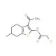 2-[(Chloroacetyl)amino]-6-methyl-4,5,6,7-tetrahydro-1-benzothiophene-3-carboxamide - chemical structure image