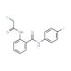 2-[(chloroacetyl)amino]-N-(4-fluorophenyl)benzamide - chemical structure image