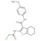 2-[(chloroacetyl)amino]-N-(4-methoxyphenyl)-4,5,6,7-tetrahydro-1-benzothiophene-3-carboxamide - chemical structure image