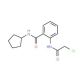 2-[(chloroacetyl)amino]-N-cyclopentylbenzamide - chemical structure image